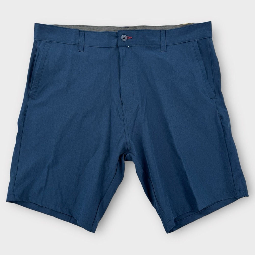 Tapa Threads Shorts Mens 38 Navy Stretch Hybrid Surf Casual Lightweight NWT